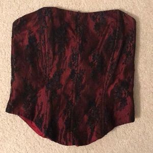 Red corset